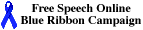 Free Speech Online Blue Ribbon Campaign Ribbon